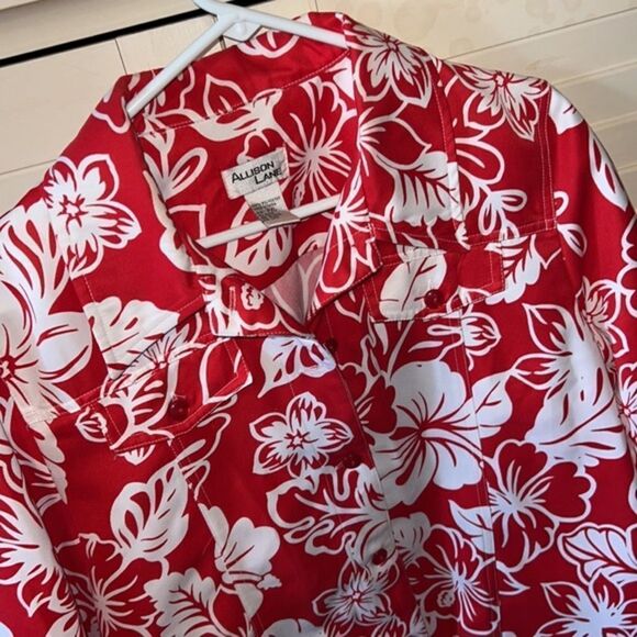 Allison Lane tropical print jacket - Picture 3 of 4